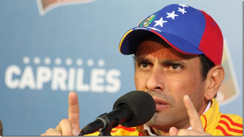 Capriles: “A la dirigencia del Psuv le pedimos que aprendan a perder”