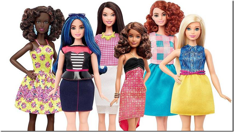 Estas son las nuevas Barbie (la gordita, la bajita, la morena y más)