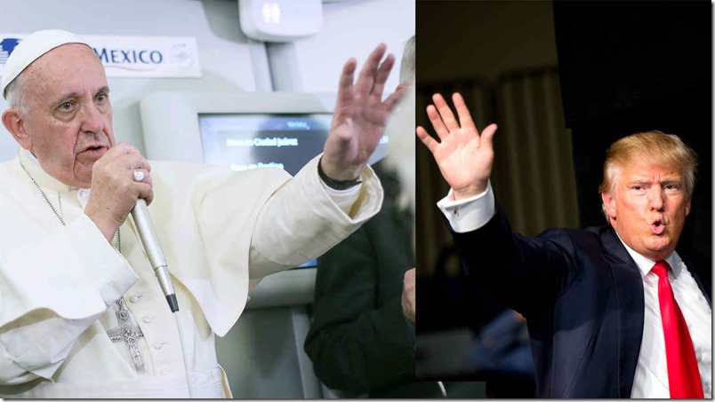 Vaticano dice que palabras del Papa a Trump «no son ataque personal»