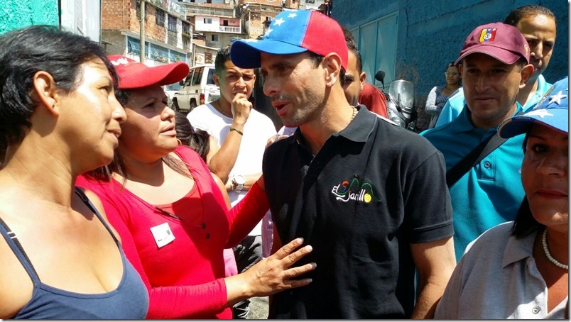 Capriles dice que los pobres son los más afectados por la crisis venezolana