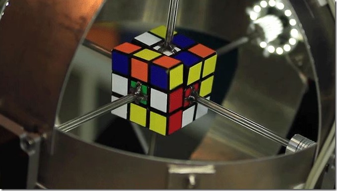 Robot pulveriza récord al solucionar el cubo de Rubik en 0,887 segundos