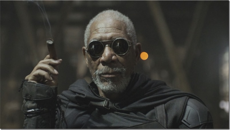 Morgan Freeman en Oblivion