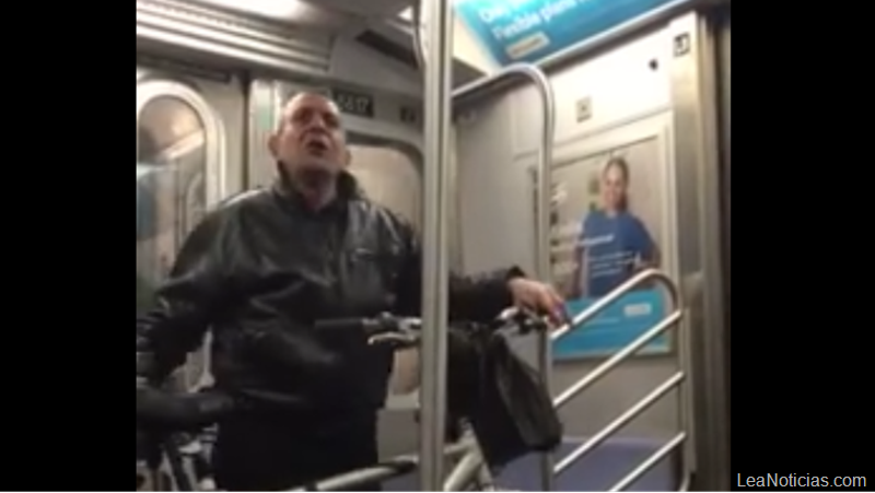 Fanático de Trump amenaza a inmigrantes en el metro de New York