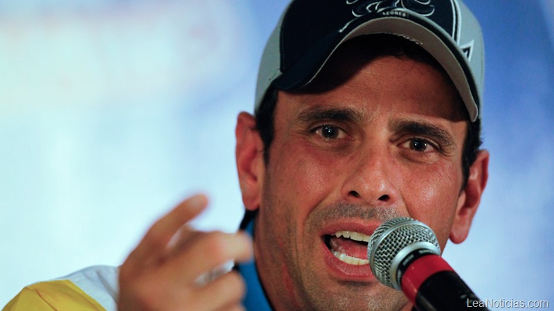 Capriles aseguró que “El fraude no va”