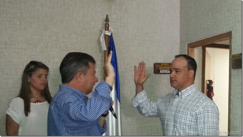 Frank Díaz es el nuevo alcalde de Lechería