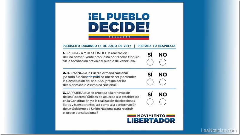 “¿Plebiscito o consulta popular?”; por Luis Jaramillo