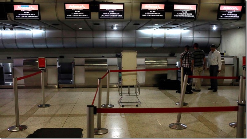 Venezuela está cada vez más aislada por la fuga de las aerolíneas
