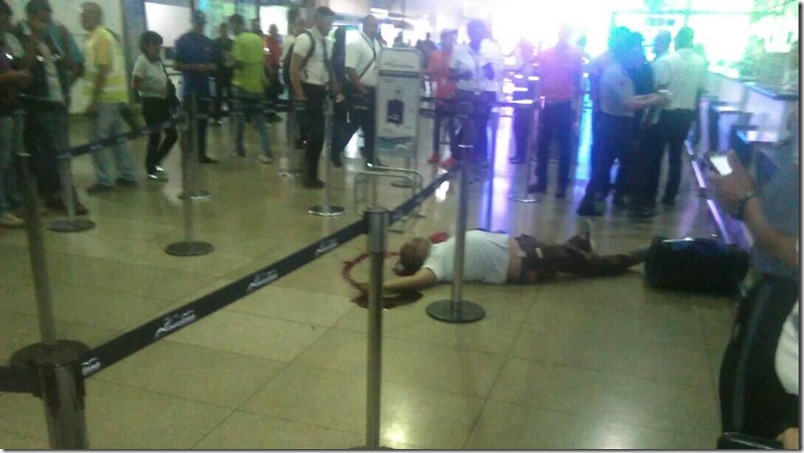 Asesinan en aeropuerto de Maiquetía a pasajero que venía llegando del extranjero