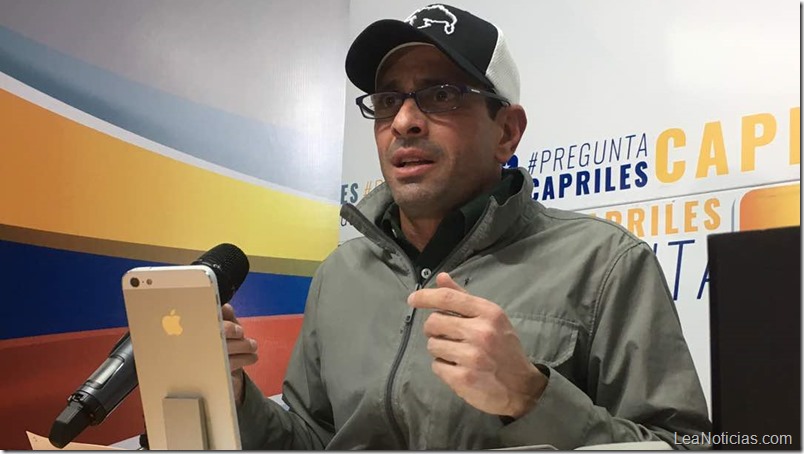 Capriles respalda participación de la Unidad en comicios regionales