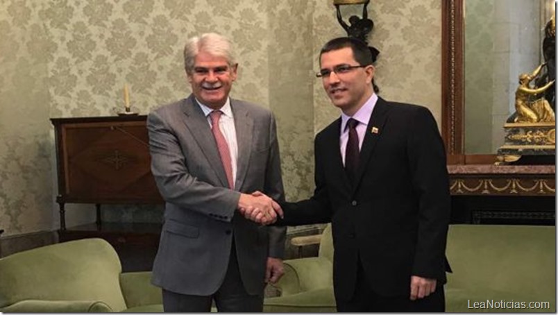 Venezuela y España acordaron trabajar por buen desarrollo de relaciones diplomáticas