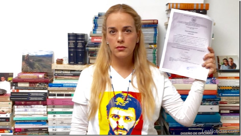 Lilian Tintori: “Mi casa se convirtió en una cárcel”