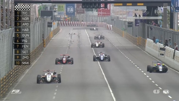 Final de película en el Gran Premio de Macao de Formula 3