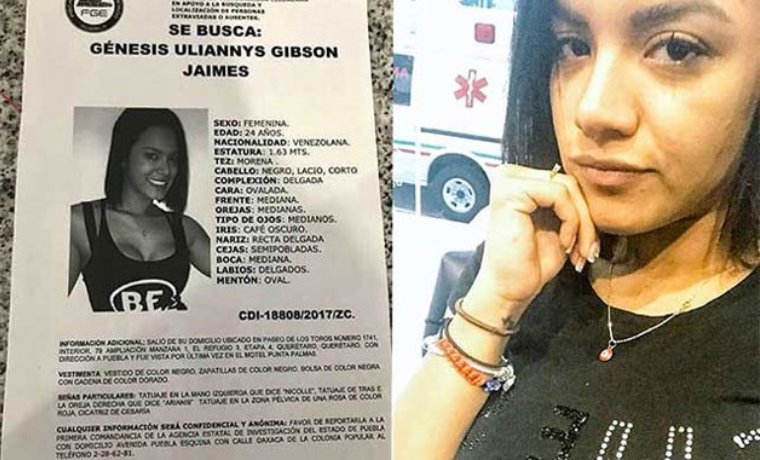 Hallan cadáver de venezolana desaparecida en México en un hotel