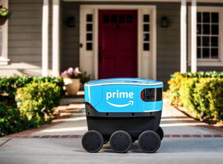 Amazon presenta a “Scout”, su pequeño robot mensajero