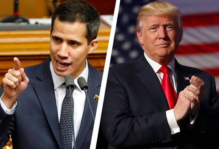 Trump estaría considerando reconocer a Juan Guaidó como presidente de Venezuela