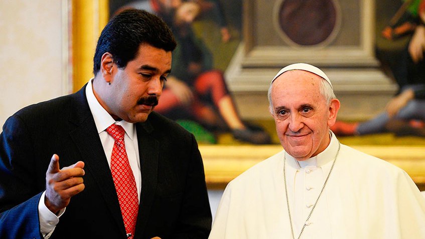 Presidente Maduro ha enviado carta al papa pidiéndole ayuda para el diálogo