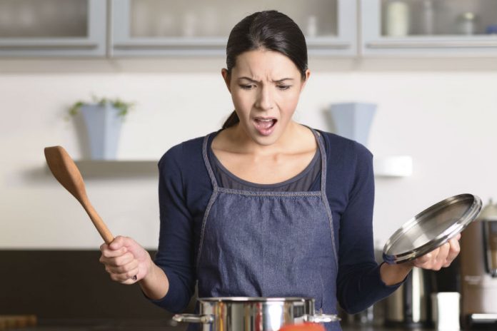 Errores muy comunes en la cocina