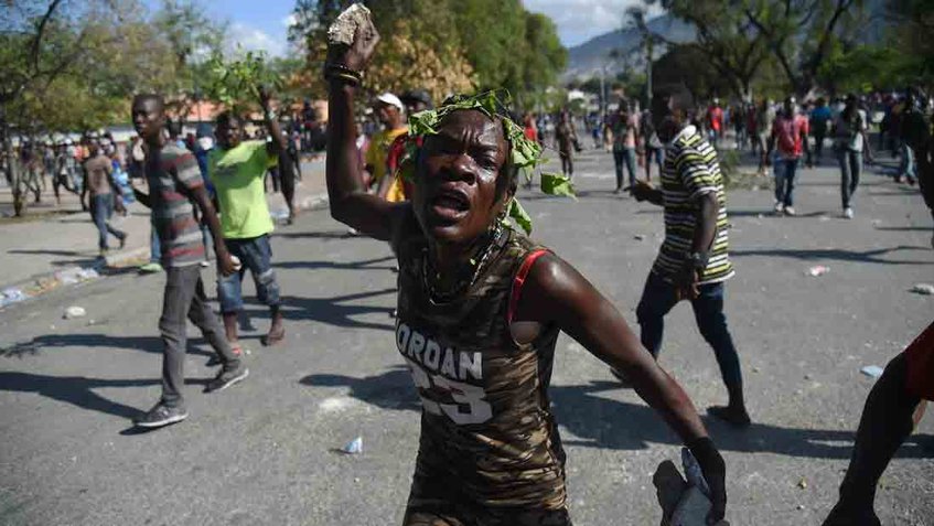 Continúan protestas en Haití tras discurso del presidente Jovenel Moise