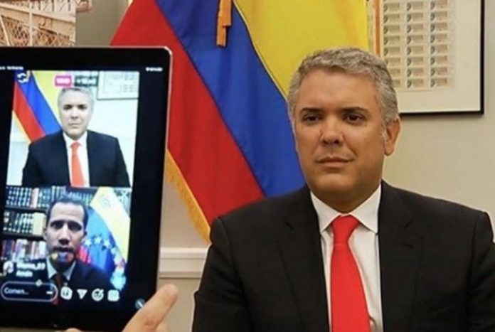 Presidente (E) Juan Guaidó sostuvo conversación con el presidente de Colombia a través de Instagram Live