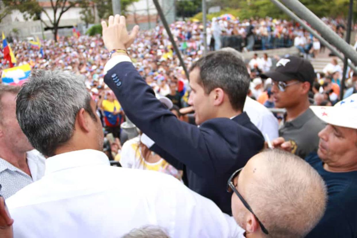 Las claves del discurso de Guaidó en la plaza Alfredo Sadel