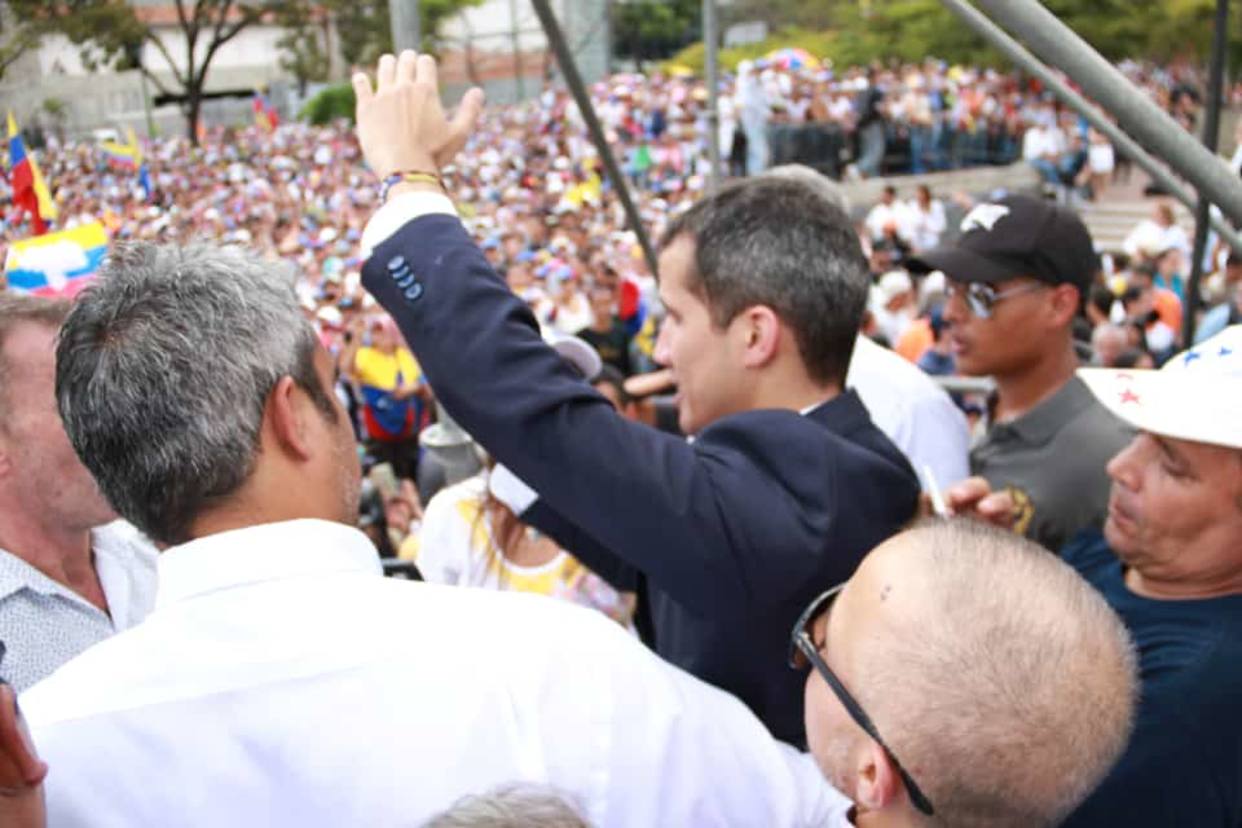 Las claves del discurso de Guaidó en la plaza Alfredo Sadel