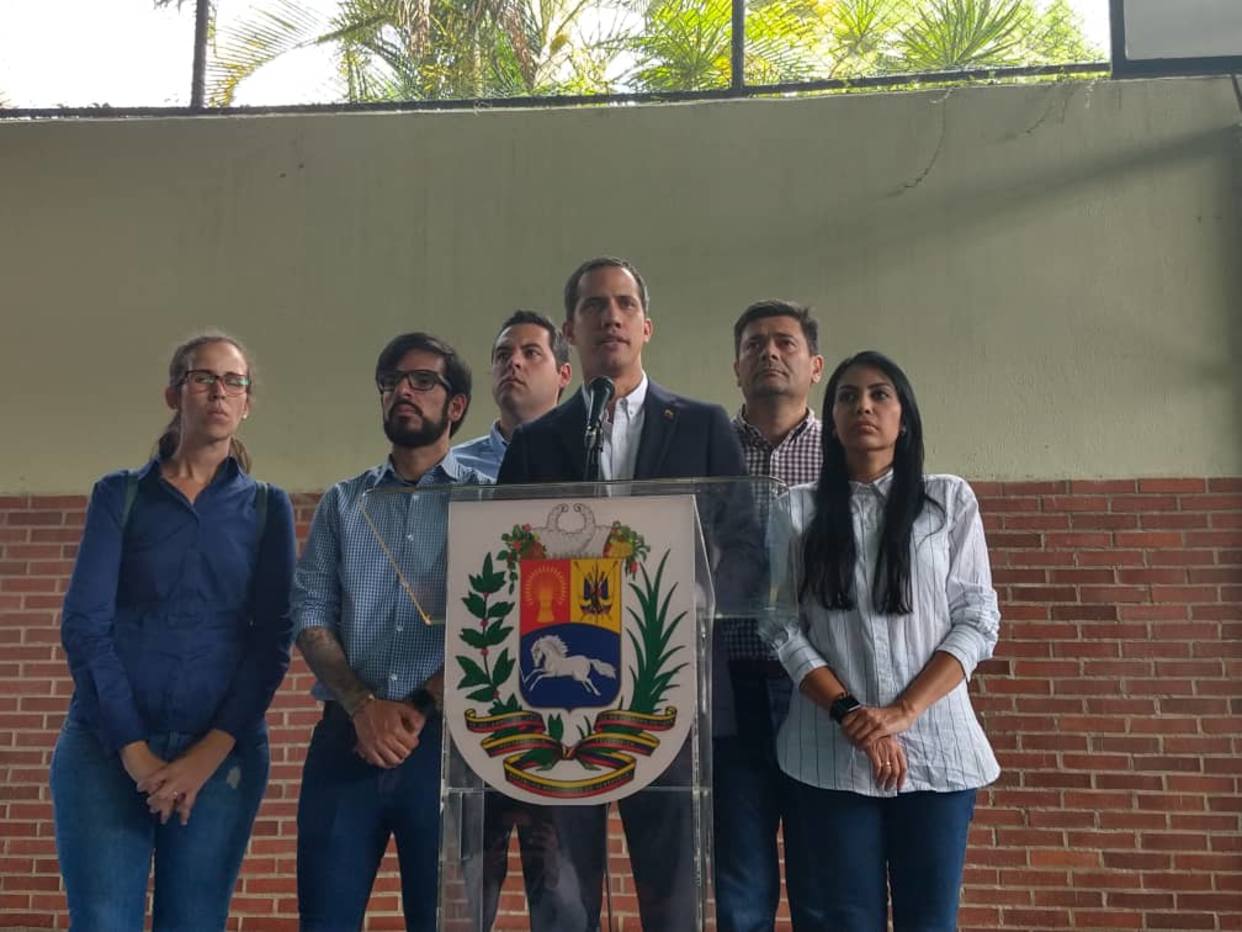Juan Guaidó: Vamos a seguir dándole la cara al pueblo de Venezuela