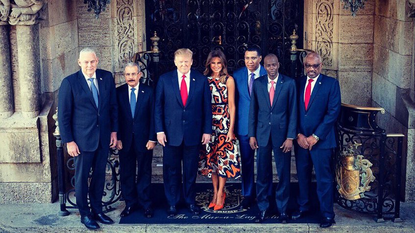 Donald Trump se reúne con líderes del Caribe para abordar situación de Venezuela