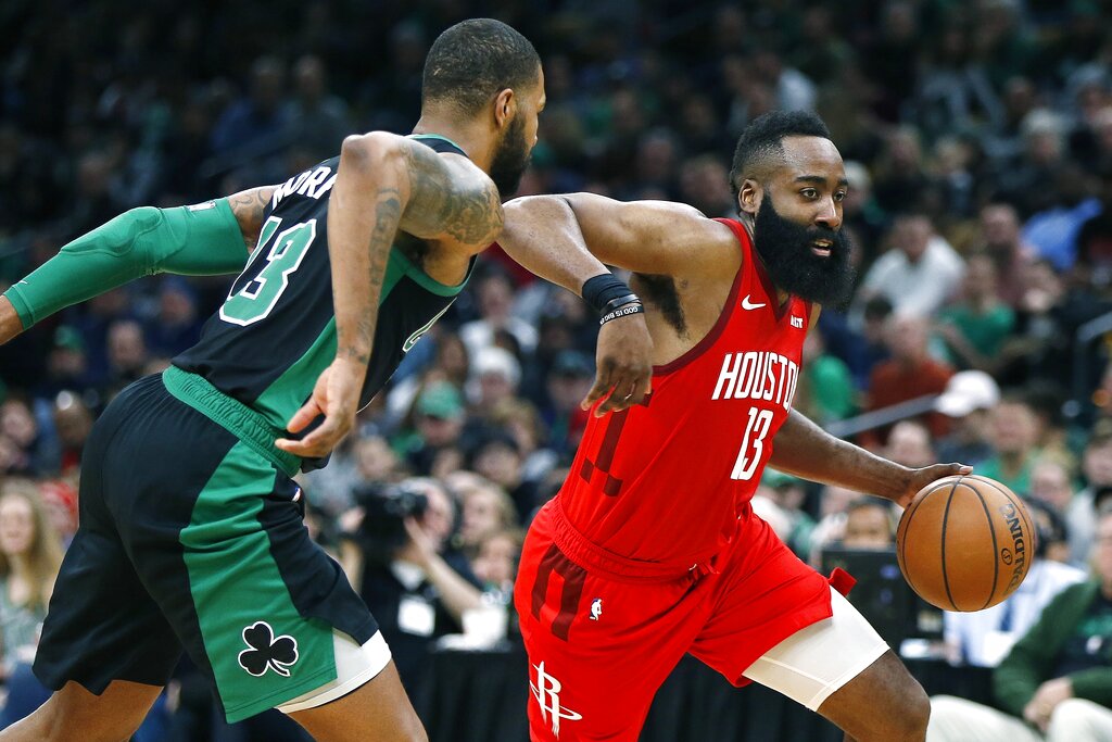 Harden se inpiró y anidó 42 puntos contra Irving y Boston