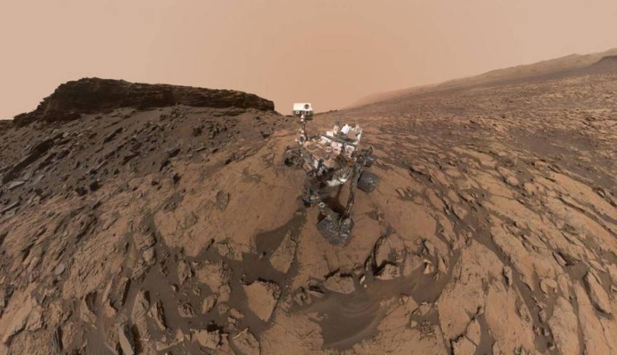 Curiosity logró obtener una muestra de arcilla en Marte