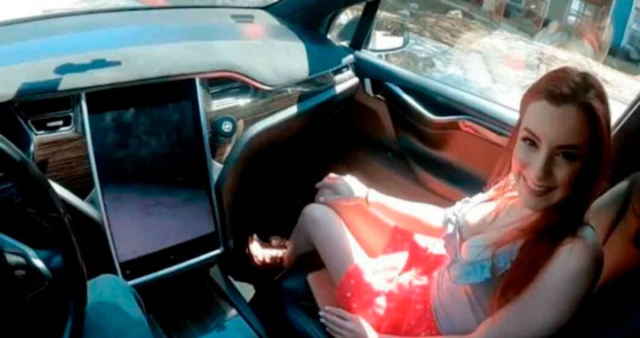 Viral: actriz de cine para adulto se filmó teniendo relaciones íntimas en un carro