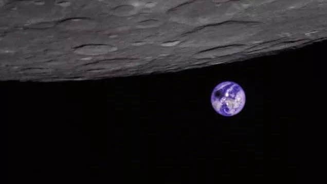 Satélite chino fotografía la Tierra desde la Luna durante el eclipse solar y este es el resultado