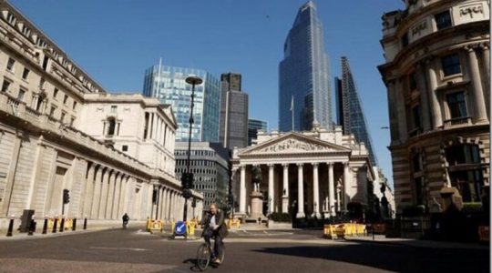 El Banco de Inglaterra augura una caída del 14% del PIB del Reino Unido en 2020