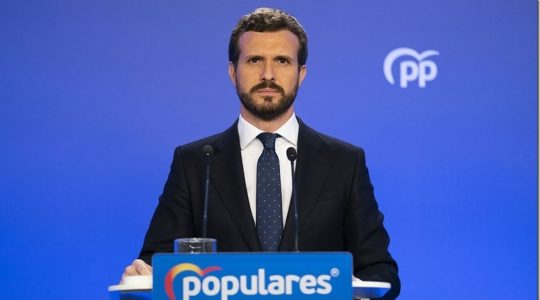 Pablo Casado analiza retirar su apoyo a otra prórroga del estado de alarma