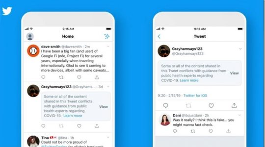 Twitter controlará el contenido falso sobre el Coronavirus