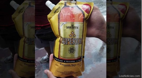 En Venezuela, ahora el ron viene en bolsas y no en botellas