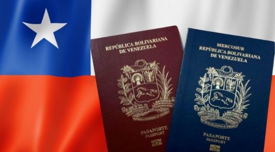 Chile aceptará pasaportes y cédulas vencidas de venezolanos hasta 2023