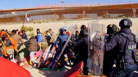 Desalojan el campamento improvisado en Ciudad Juárez en el que migrantes venezolanos llevaban mas de un mes esperando cruzar a EE.UU.