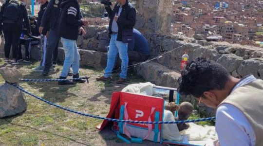 Hallan una momia prehispánica en mochila de repartidor en Perú